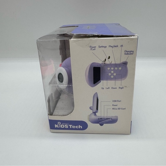 KIDStech Purple Learning Camera Toy with Child-Friendly Design - Picture 2 of 6